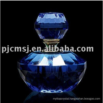 #NPB-04,blue glass perfume bottle,